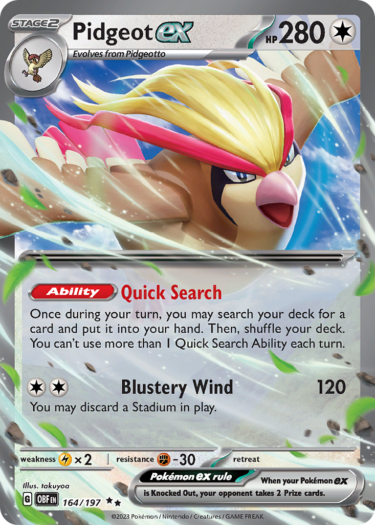 Pidgeot ex [SV3 - 164]