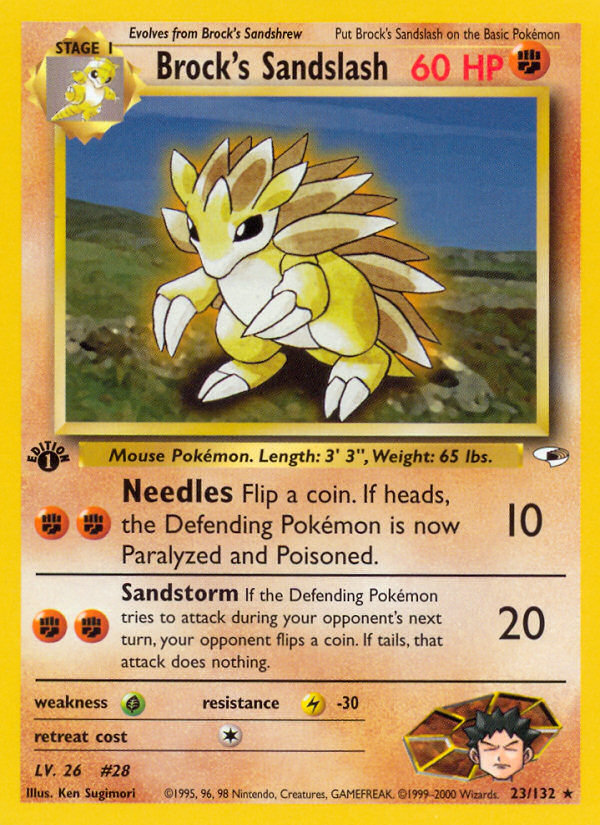 Brock's Sandslash [GYM1^UNL - 23]