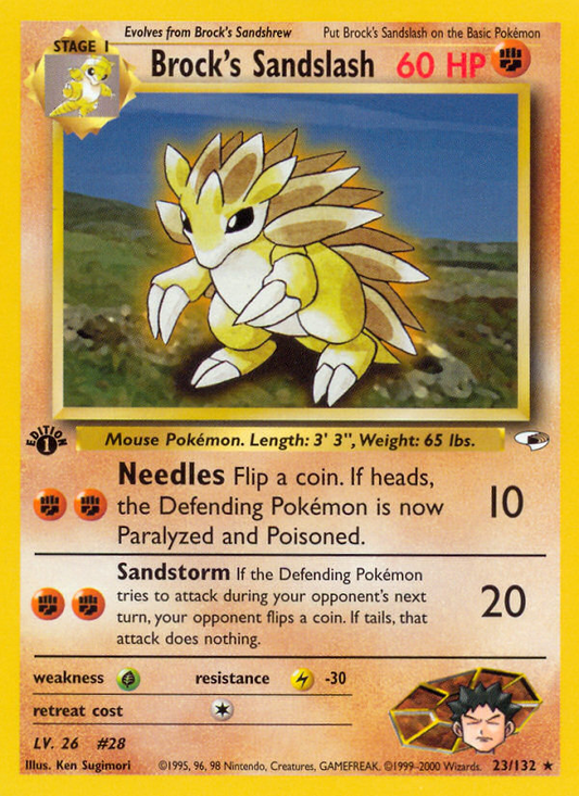 Brock's Sandslash [GYM1^UNL - 23]