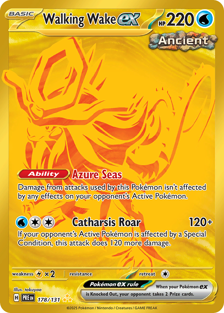 Walking Wake ex [SV8PT5 - 178]