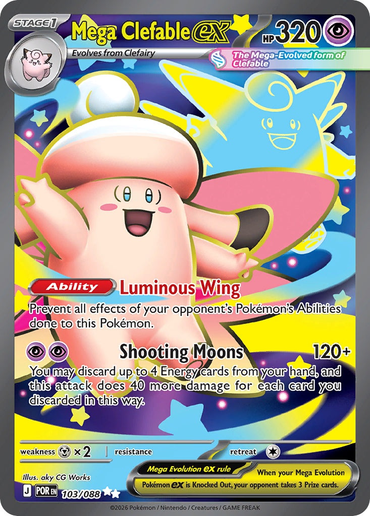 Mega Clefable ex [ME3 - 103]
