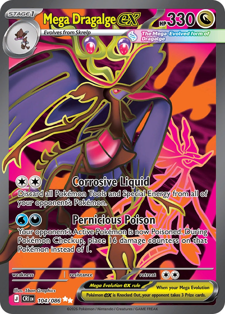 Mega Dragalge ex [ME4 - 104]