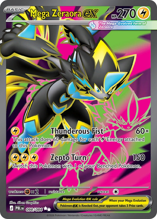 Mega Zeraora ex [ME5 - 98]