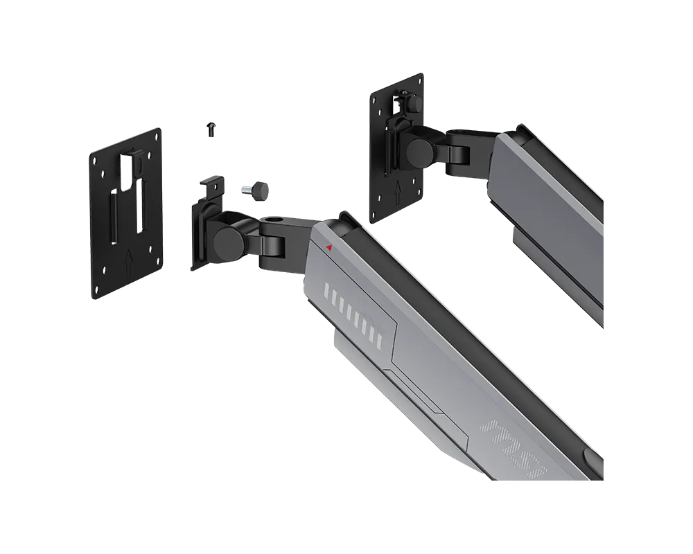 MSI MPG MT161DR Premium RGB Dual Monitor Stand Arms 17-38 Support