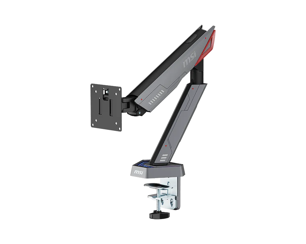 MSI AC MPG MT161R Premium RGB Single Monitor Stand Arm Supports 17-45 Screens