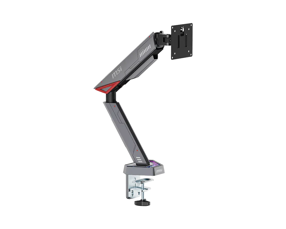 MSI AC MPG MT161R Premium RGB Single Monitor Stand Arm Supports 17-45 Screens