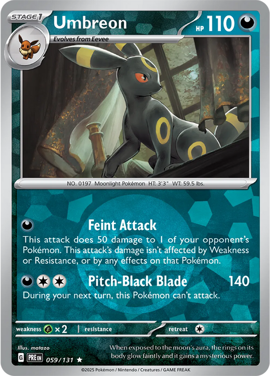 Umbreon PRE 059/131 Pokéball Foil