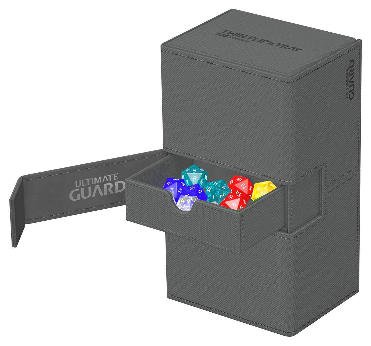 UG TWIN FLIP N TRAY DECK CASE MONOCOLOR GREY 200+