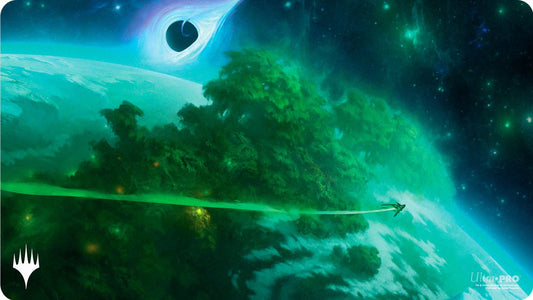UP PLAYMAT MTG EDGE OF ETERNITIES MYTHIC LAND GREEN