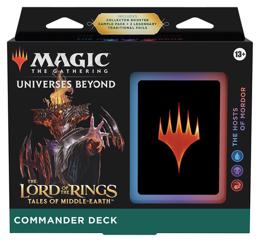 MTG LORD OF THE RINGS COMMANDER- THE HOSTS OF MORDOR