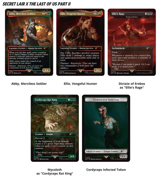 MTG SECRET LAIR PLAYSTATION SUPER DROP  THE LAST OF US PART II: PATH OF RETRIBUTION REGULAR