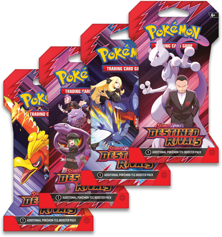 SLEEVED POKEMON SV10 DESTINED RIVALS PACK