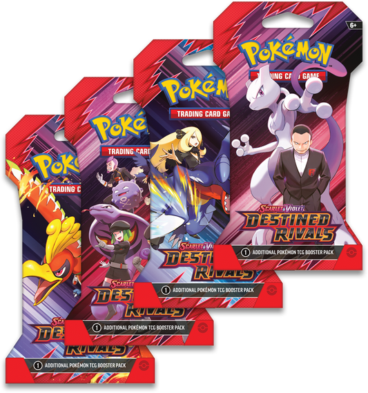 SLEEVED POKEMON SV10 DESTINED RIVALS PACK