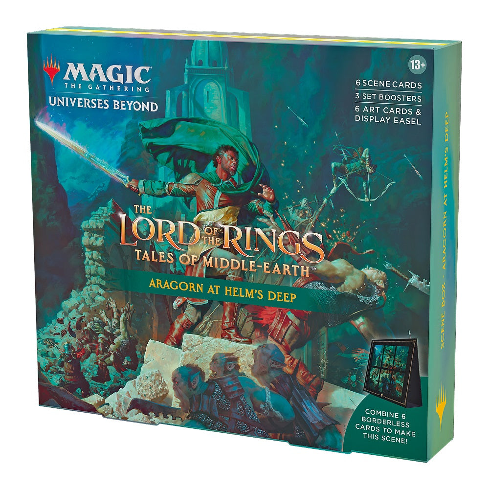 MTG LORD OF THE RINGS HOLIDAY SCENE BOX- ARAGORN AT HELM'S DEEP