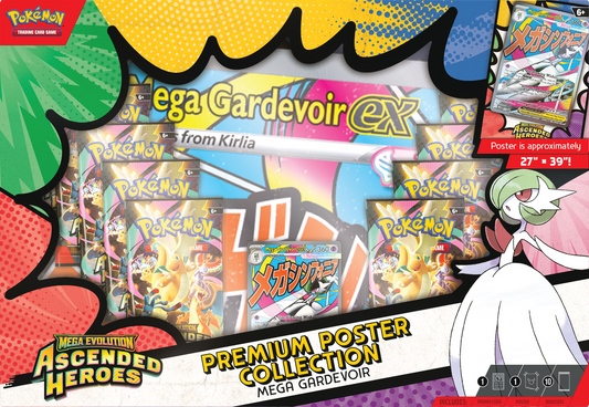 POKEMON ME 2.5 ASCENDED HEROES PREMIUM POSTER COLLECTION