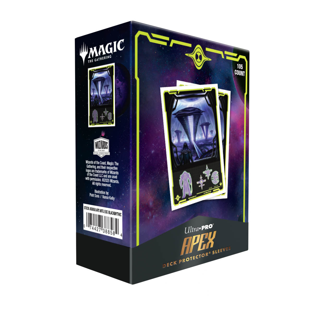 UP D-PRO APEX MTG EDGE OF ETERNITIES BLACK 105CT