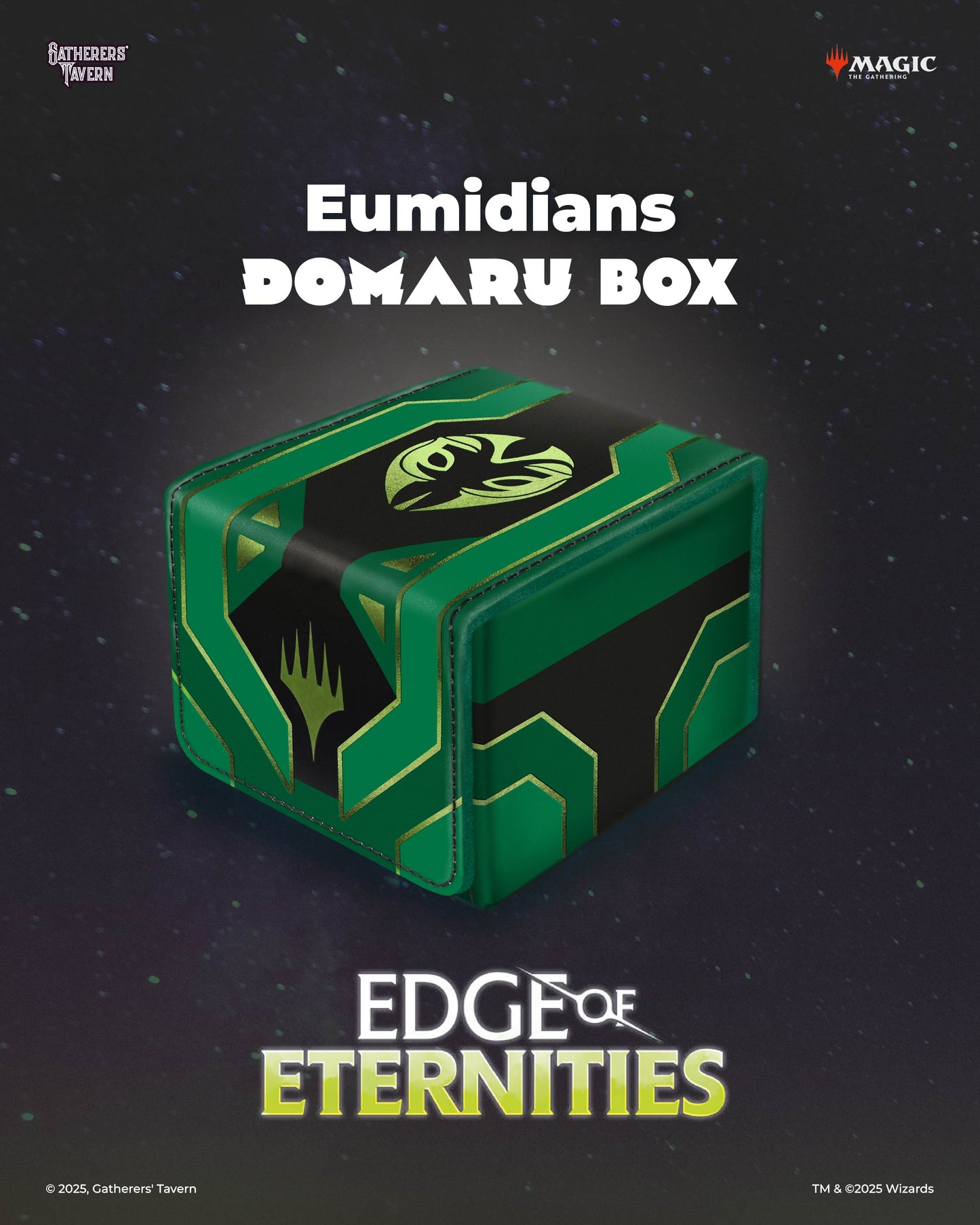 GATHERERS TAVERN MTG EDGE OF ETERNITIES PREMIUM FOIL DOMARU BOX EUMIDIANS