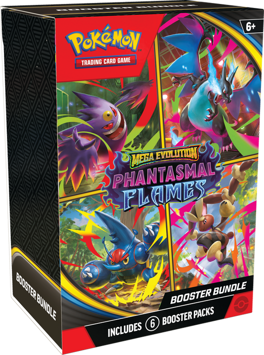 POKEMON ME02 PHANTASMAL FLAMES BOOSTER BUNDLE
