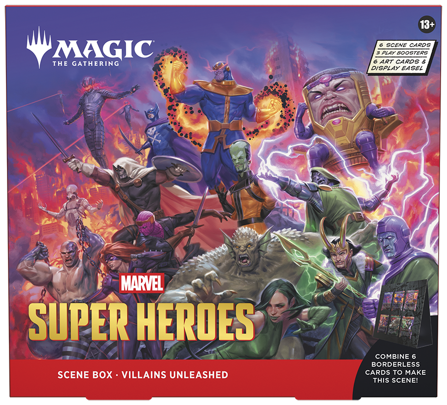 PRE ORDER- MTG MARVEL SUPER HEROES SCENE BOX