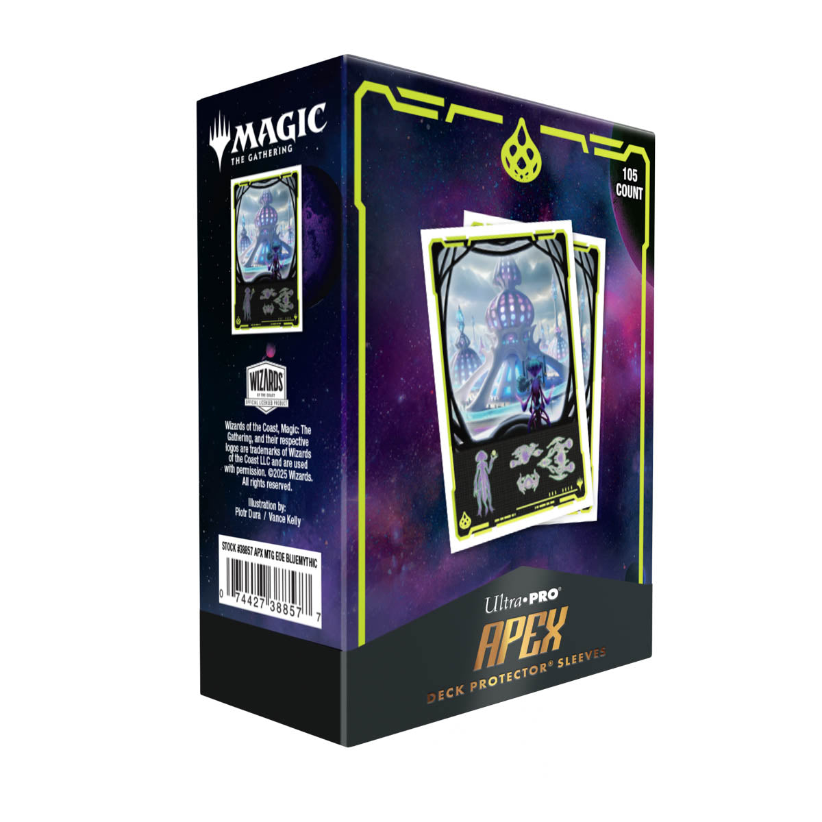 UP D-PRO APEX MTG EDGE OF ETERNITIES BLUE 105CT