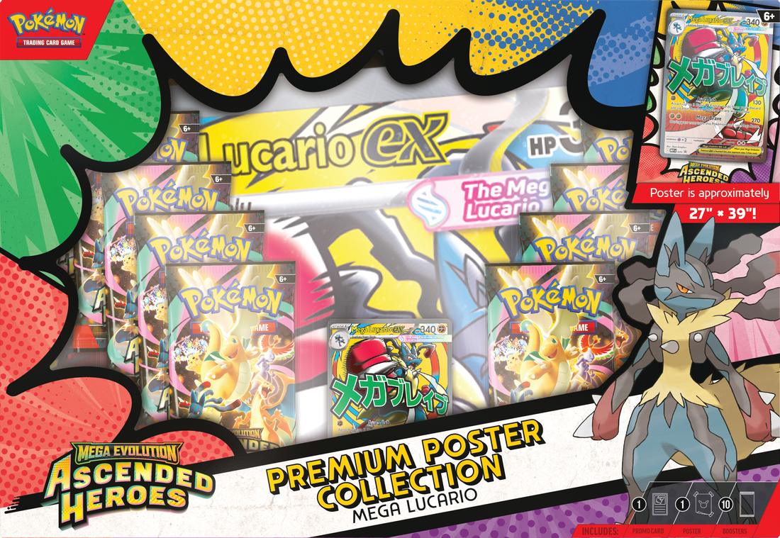 POKEMON ME 2.5 ASCENDED HEROES PREMIUM POSTER COLLECTION