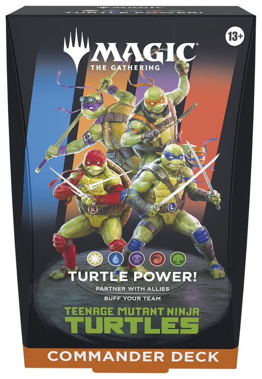 PRE ORDER- MTG TEENAGE MUTANT NINJA TURTLES COMMANDER DECK