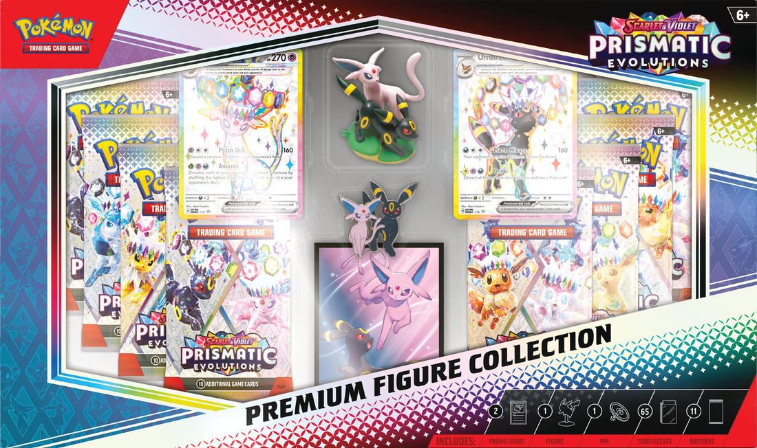 POKEMON PRISMATIC EVOLUTIONS PREMIUM FIGURE COLLECTION BOX