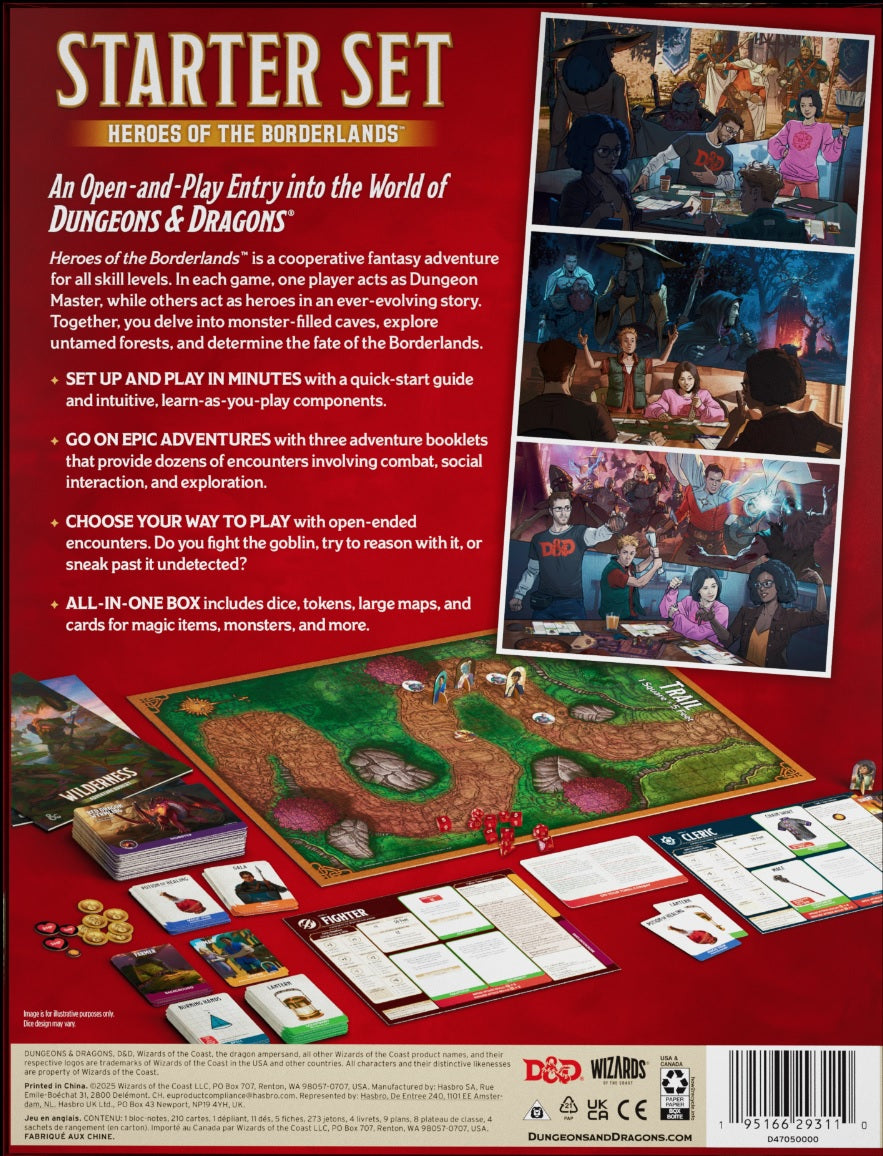 DND RPG 2024 STARTER SET HEROES OF THE BORDERLANDS