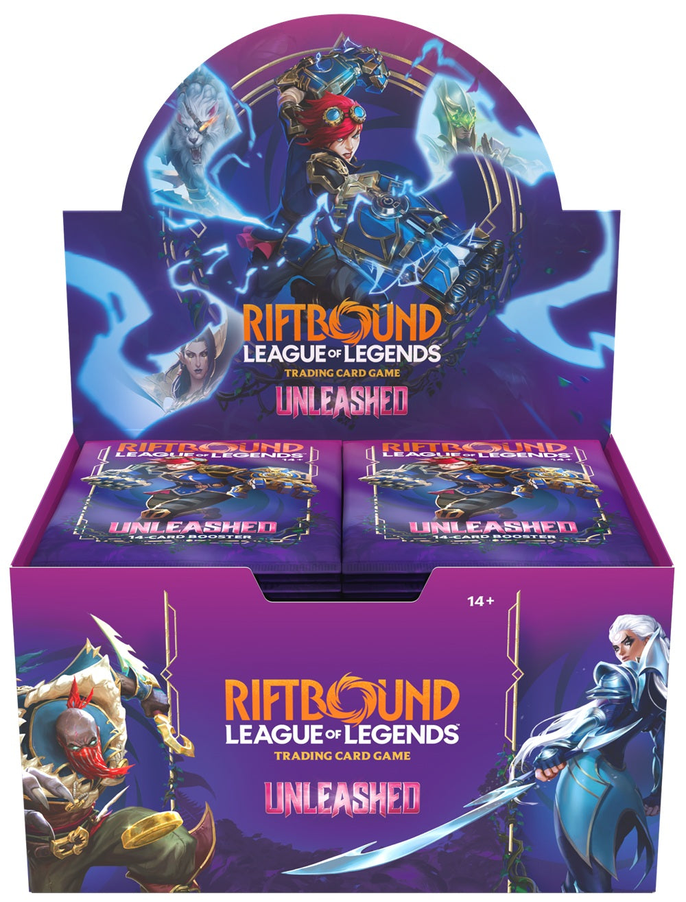 PRE ORDER- RIFTBOUND LEAGUE OF LEGENDS TCG UNLEASHED BOOSTER DISPLAY