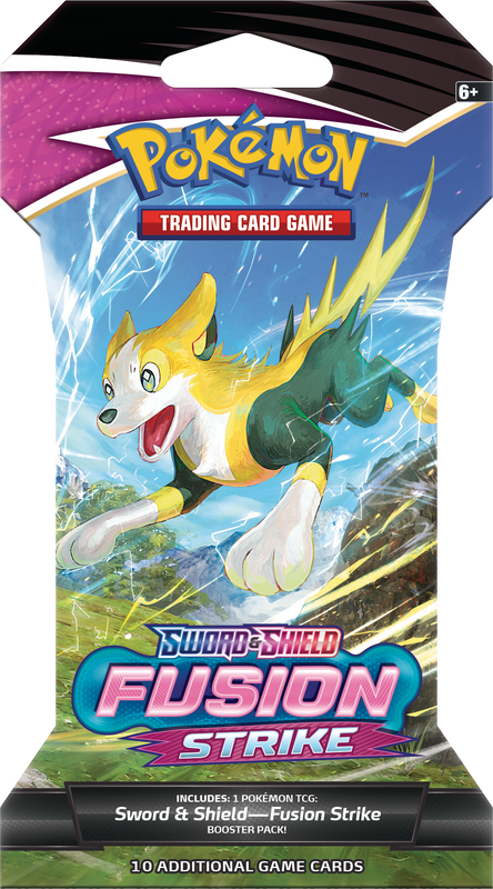 SLEEVED POKEMON SWSH8 FUSION STRIKE PACK