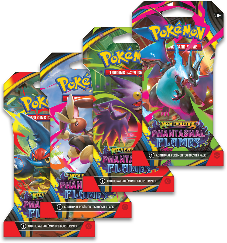 SLEEVED POKEMON PHANTASMAL FLAMES PACK