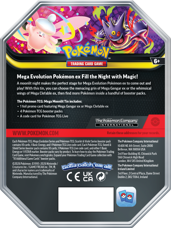 POKEMON MEGA MOONLIT TIN