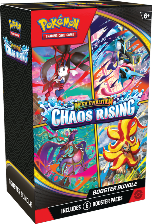 PRE ORDER- POKEMON ME04 CHAOS RISING BOOSTER BUNDLE
