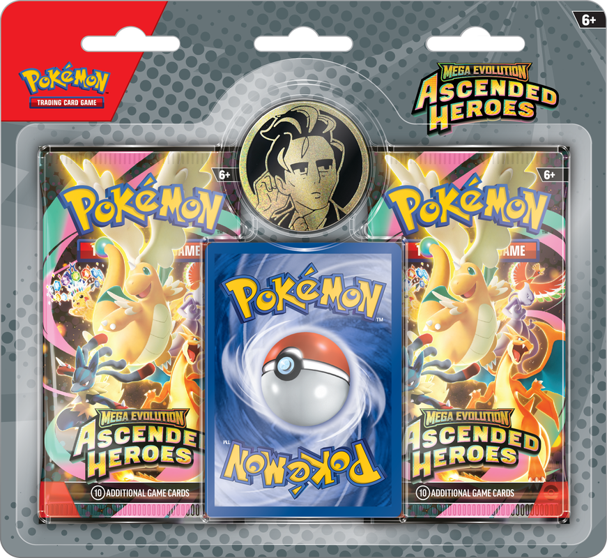 POKEMON ASCENDED HEROES 2-PACK BLISTER COLLECTION ERIKA/LARRY