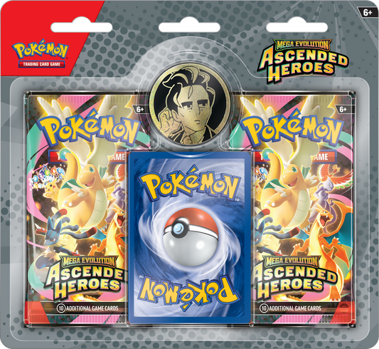 POKEMON ASCENDED HEROES 2-PACK BLISTER COLLECTION ERIKA/LARRY