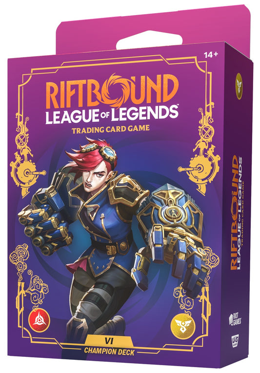 PRE ORDER- RIFTBOUND LEAGUE OF LEGENDS TCG UNLEASHED CHAMPION DECK