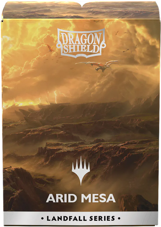 DRAGON SHIELD MAGIC THE GATHERING LANDFALL SERIES ARID MESA (50)