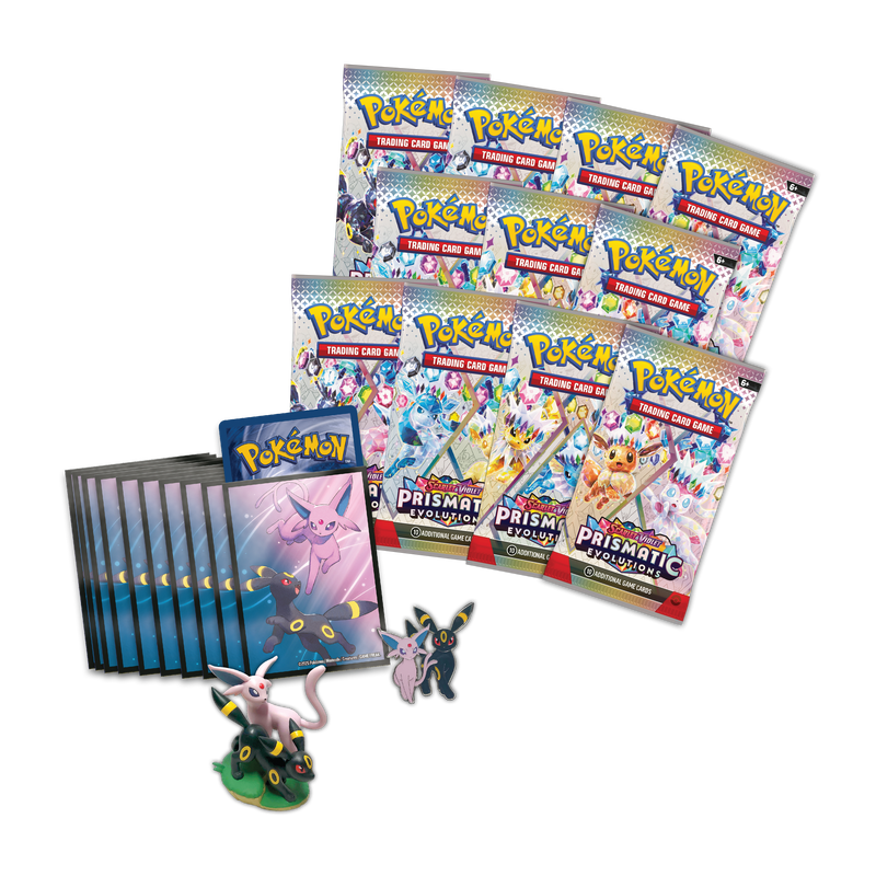 POKEMON PRISMATIC EVOLUTIONS PREMIUM FIGURE COLLECTION BOX