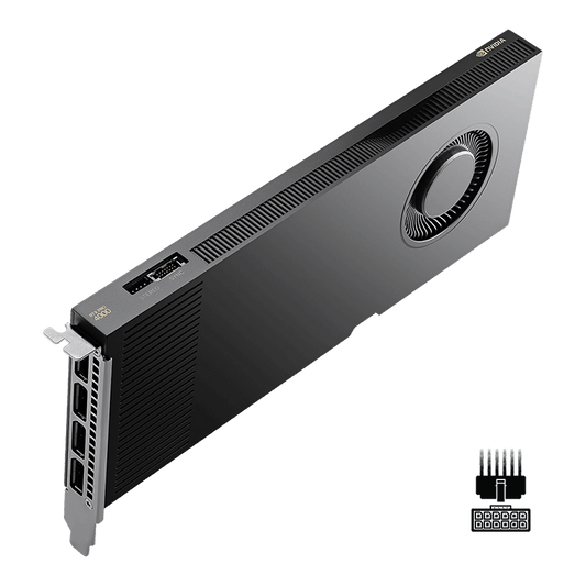 PNY VCX VCNRTXPRO4000B-PB NVIDIA RTX PRO 4000 Blackwell 24GB GDDR7 192B