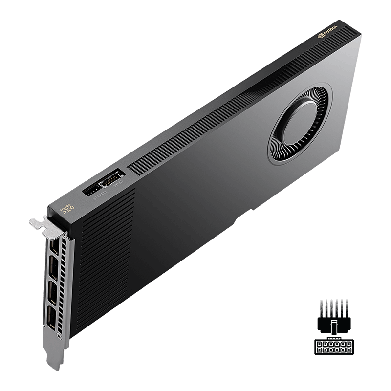 PNY VCX VCNRTXPRO4000BLP-PB NVIDIA RTX PRO 4000 Blackwell SFF 24GB GDDR7 192B