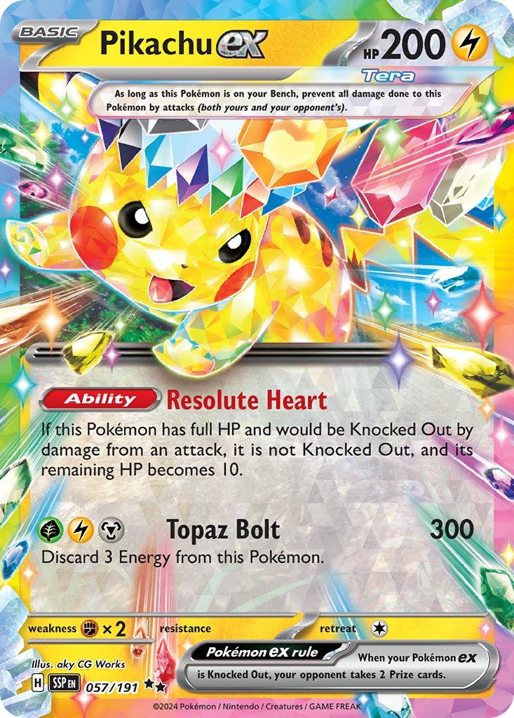 Pikachu ex [SV8 - 57]