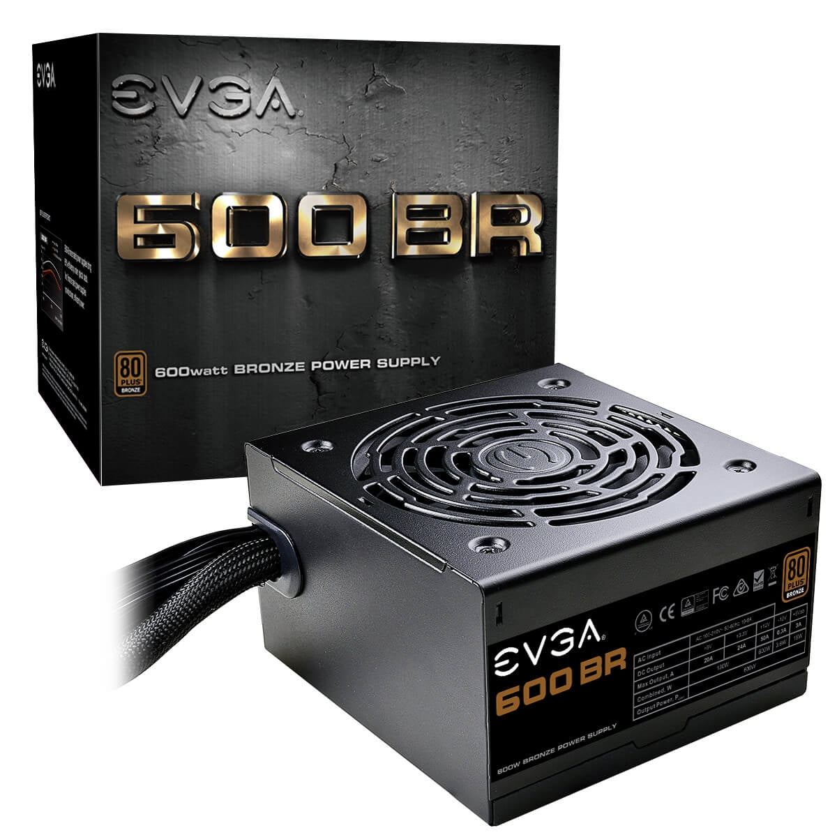 EVGA 600 80+ Bronze ATX Power Supply