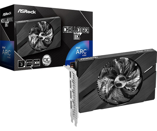 ASRock Intel Arc A380 Challenger ITX Arc A380 6 GB Video Card